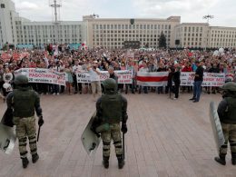 The Lukashenko regime oppresses protestors in Belarus