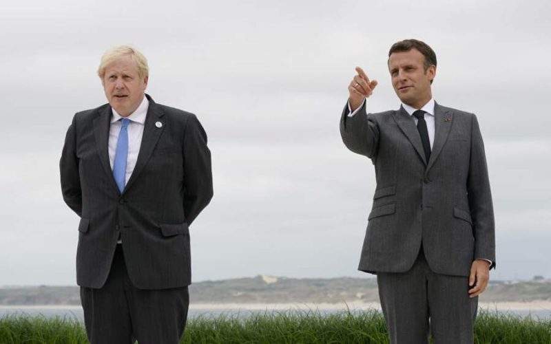 Boris Johnson macron