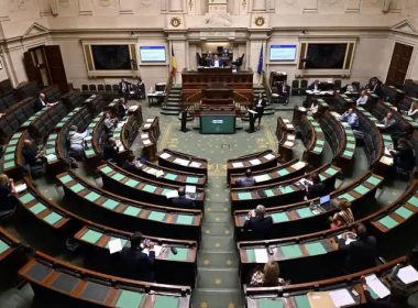 Parlement belge lors de la dénonciation du sort des Ouïghours, Belga