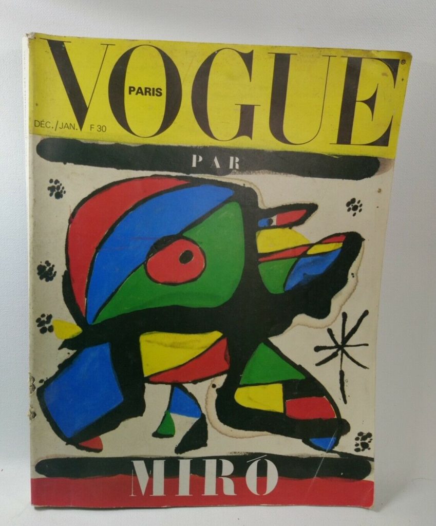 Couverture Vogue Miró