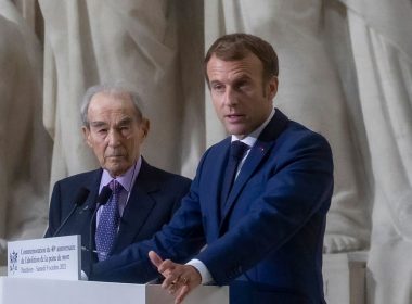 Macron et Badinter (source France Culture)