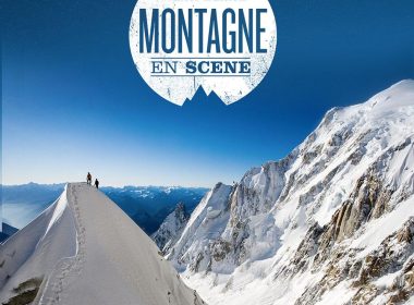 Affiche de montagne en scène