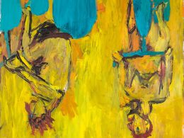 Die Mädchen von Olmo II (Les filles d'Olmo II), 1981, huile sur toile
