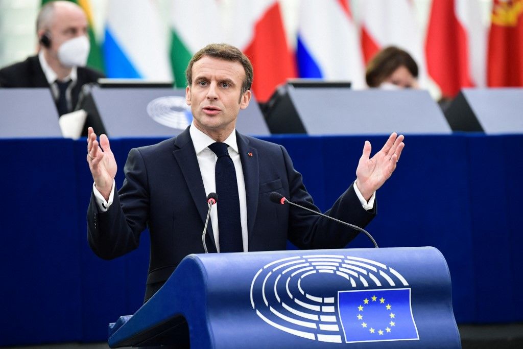 Emmanuel Macron s'exprime au parlement européen - L'atlantico