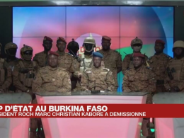 Les militaires putschistes burkinabés annoncent à la télévision nationale avoir pris le pouvoir et destitué l’ancien président Kaboré