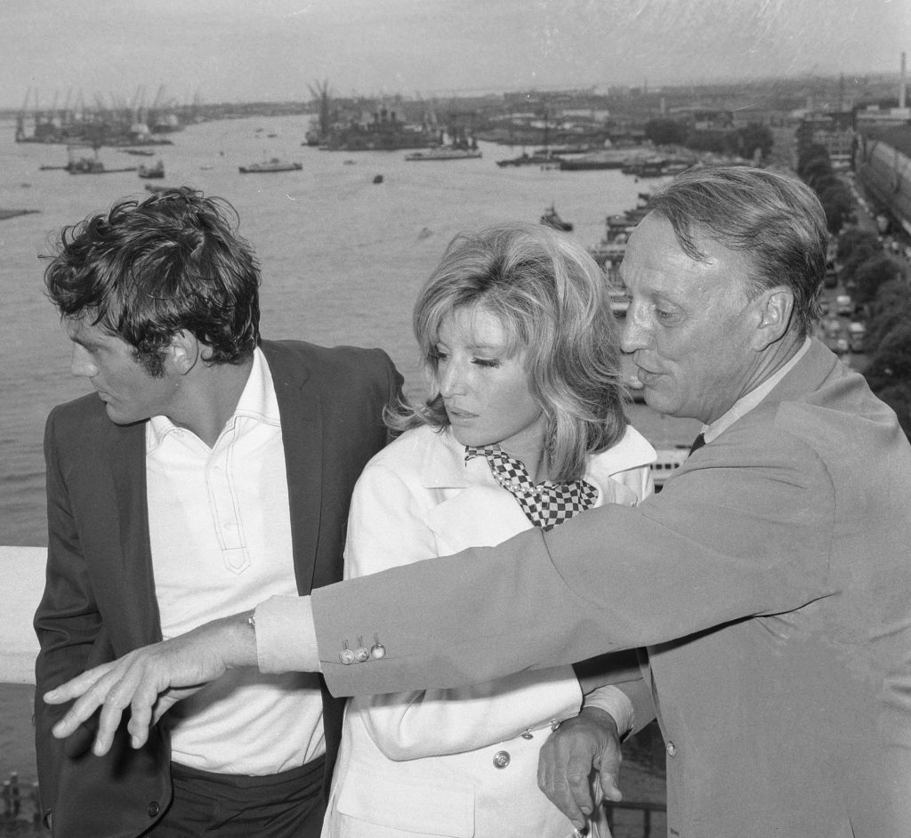 Terrence Stamp, Monica Vitti et Joseph Losey, 1965