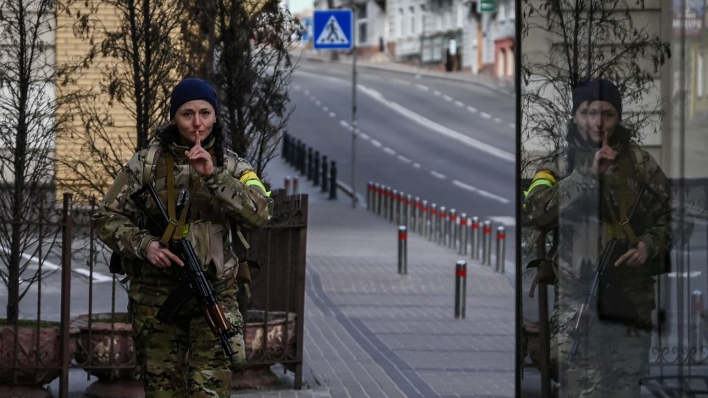 Ukraine conflit patrouille Kiev