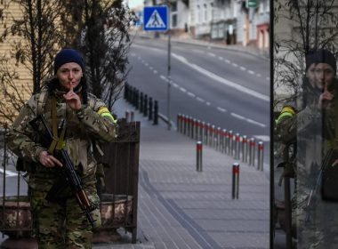 Ukraine conflit patrouille Kiev