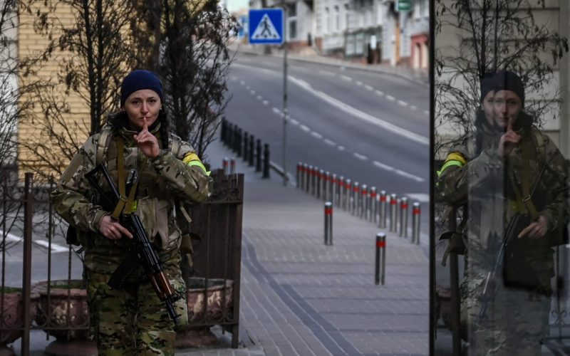 Ukraine conflit patrouille Kiev