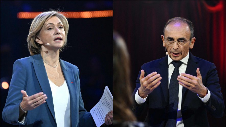 Valérie Pecresse et Eric Zemmour - Montage DDM AFP pour La Dépêche