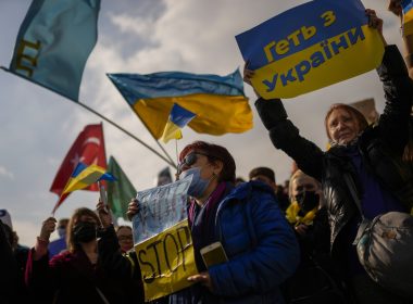 manifestation pour l'Ukraine