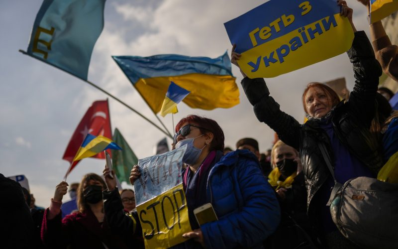manifestation pour l'Ukraine