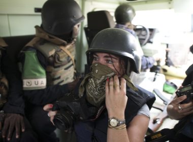 Camille Lepage, reporter de guerre morte en Centrafrique le 12 mai 2014 - Fred Dufour / AFP via CNEWS