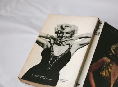 Marilyn Monroe sur la couverture d'un livre
