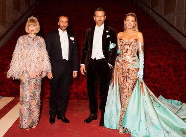 Anna Wintour, Tom Ford, Ryan Reynolds et Blake Lively lors du Met Gala 2022