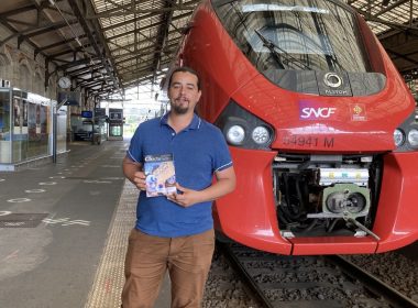 Charles-Henri Le Billan, candidat à la députation de la seconde circonscription de la Corrèze, à la Gare SNCF de Brive-la-Gaillarde - Valentin FRANCY