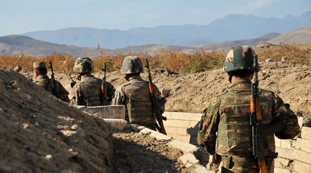 Conflit militaire entre L'Azerbaïdjan et l'Arménie dans la région du Haut-Karabagh. AFP