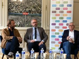( De gauche à droite ) François Busnel, Frédéric Soulier et François David lors de la conférence de presse du Vendredi 23 septembre - Valentin FRANCY/CSactu