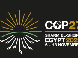 Logo de la COP 27. (Crédit : Twitter)