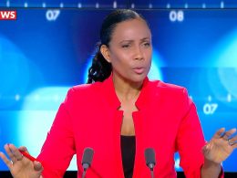 Christine Kelly dans son émission Face à l'Info sur CNEWS - Source : CNEWS