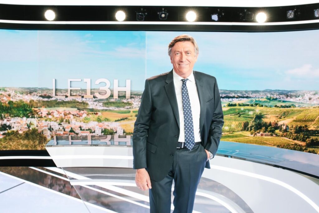 Jacques Legros, présentateur du Journal Télévisé de TF1 - © Benoît Florençon / TF1