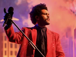 The Weeknd le 7 février 2021, lors du show de la mi-temps du Super Bowl