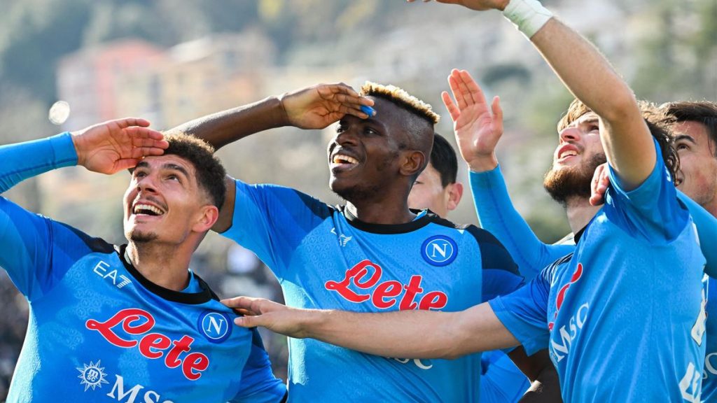 Victoire du Napoli contre La Spezia, rencontre comptant pour la Serie A