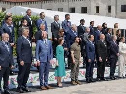 Leaders at the European Political Community Summit in Moldova Photo Credit: EU/EEAS https://civil.ge/archives/546544