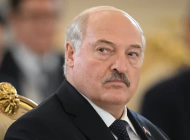 Belarussian President Alexander Lukashenko on a visit to Kremlin on 25 May 2023 Photo credit: Ilya Pitalev / AP