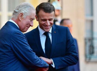 Roi Charles III et Emmanuel Macron le 21 septembre. - © Gettyimages / Christian Liewig - Corbis/