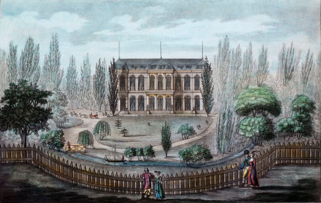 Image du palais de l'Elysée sous la duchesse de bourbon, image provenant du site elysée.fr