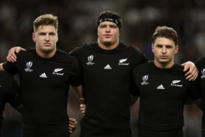 Jordie, Scott et Beauden espèrent rentrer un peu plus dans l'histoire, lors de cette Coupe du monde en France. (crédit : Rugby World Cup)