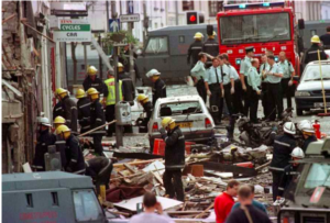 Bomb Explosion in Omagh, Northern Ireland, 15 August 1998 Photo credit: Paul Mcerlane/Press Association via Associated Press