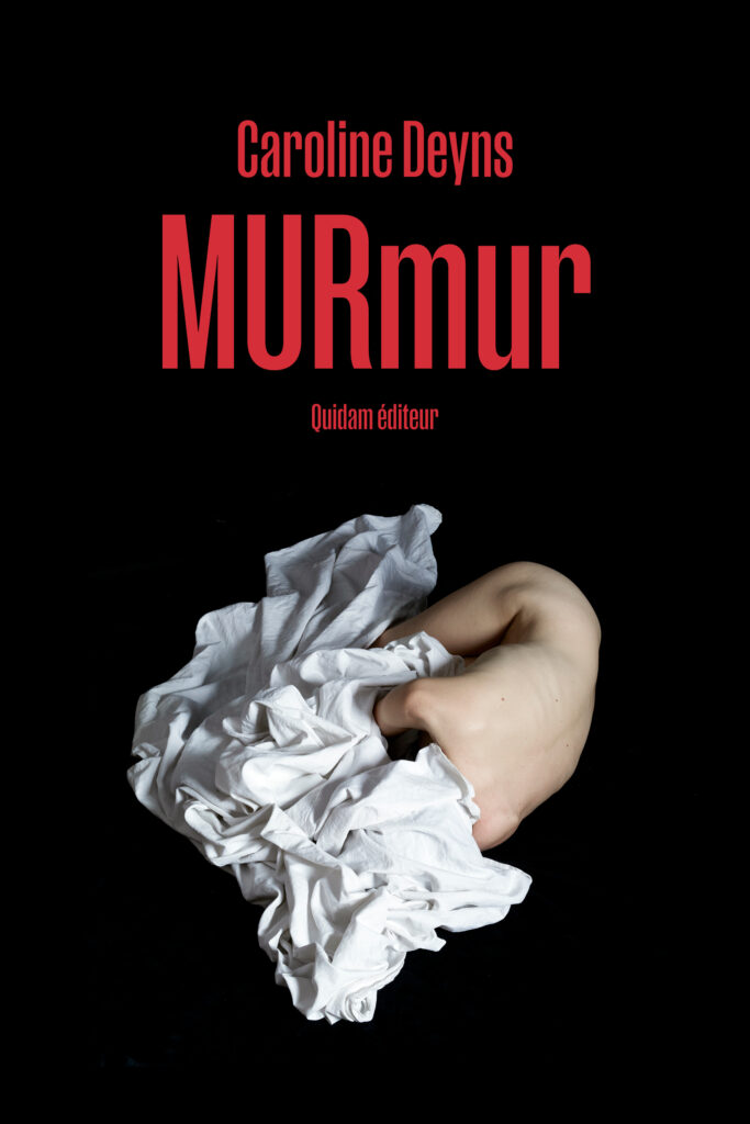 Couverture de MURmur de Caroline Deyns, paru chez Quidam éditeur