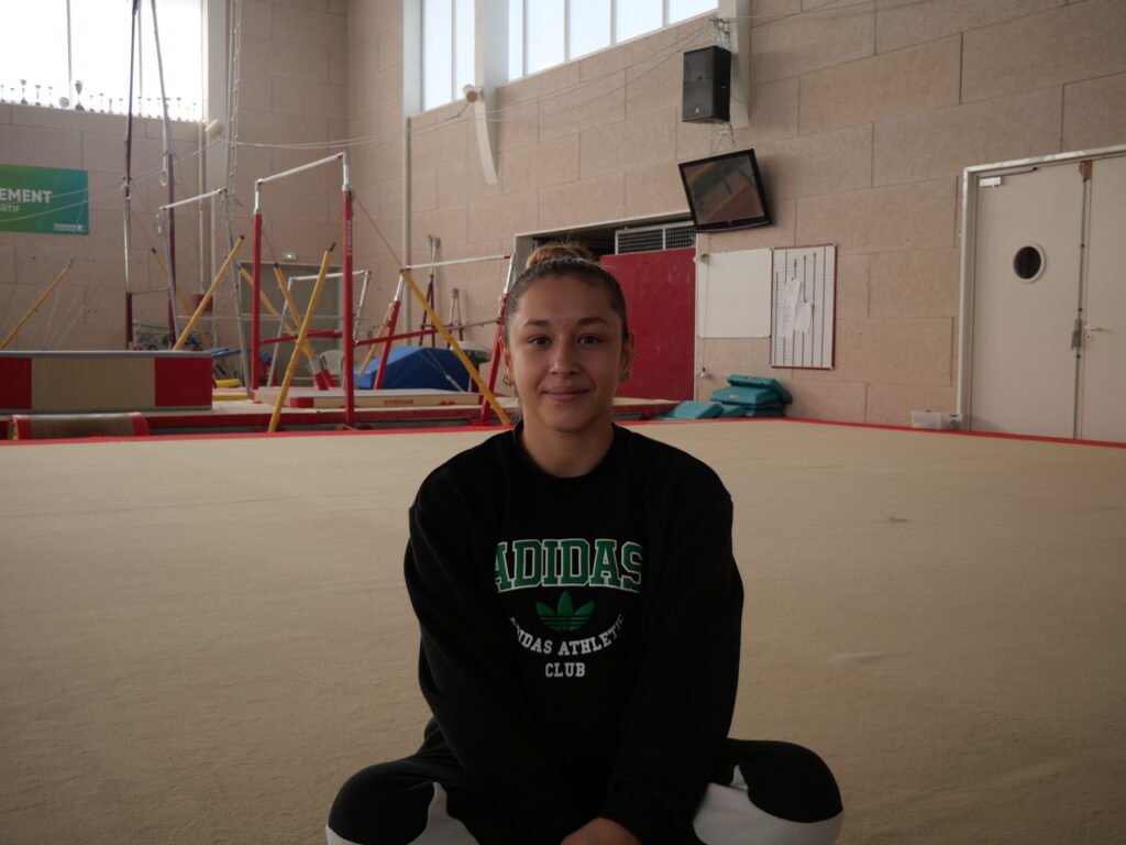 La gymnaste Carolann Héduit rêve de participer aux Jeux Olympiques de Paris 2024. (crédit : CSactu)