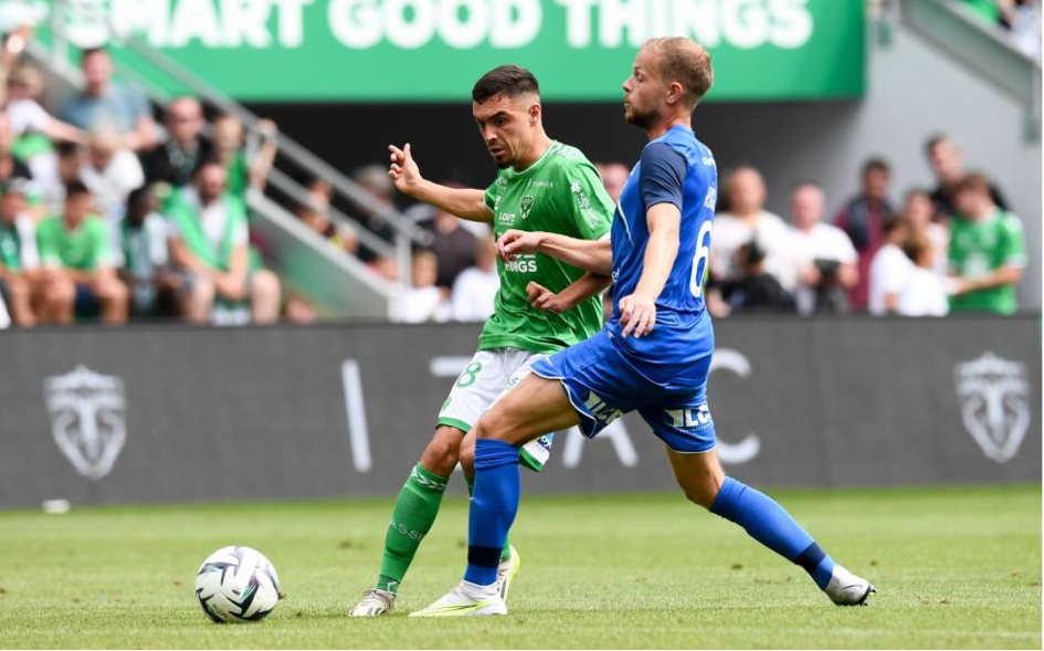 L’AS Saint-Etienne de Mathieu Cafaro et le Grenoble Foot 38 n’ont pas eu le tirage le plus simple. (Crédits : So Foot)