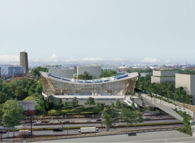 Le Centre Aquatique Olympique de Saint Denis pour les JO 2024. (source: Architecture VenhoevenCS & Ateliers 234 Image Proloog)