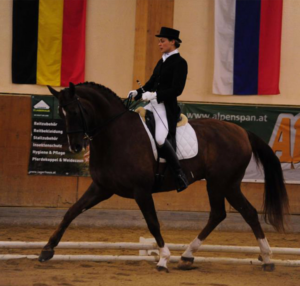 Katherine Desbaillets lors d’une compétition. (Source: Singapour Polo Club)