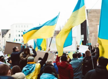 Manifestations en soutien à l'Ukraine, 26 février 2022 - Pexels.