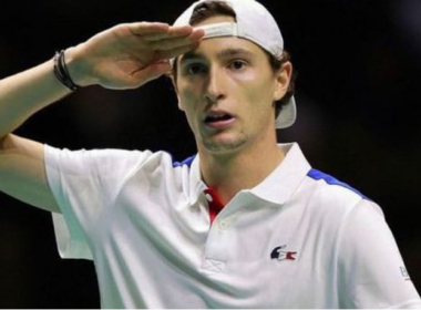 Le Français Ugo Humbert vainqueur du tournoi de Dubaï. (Source : Getty Images)