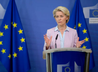Ursula von der Leyen during a Statement on energy on the 7th of September/ Getty Images