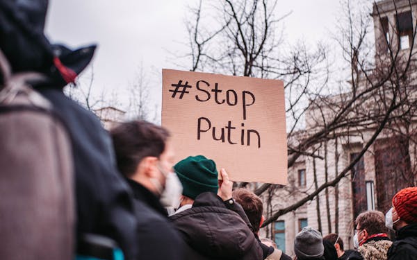 Manifestation en soutien à l'Ukraine - Pexels