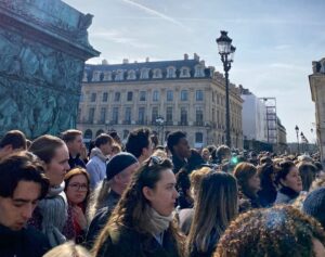 Manifestation pour la journée de lutte pour les droits des femmes, le 8 mars dernier, à Paris. Crédits : Yagmur Mizrapoglu
