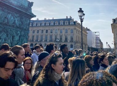 Manifestation pour la journée de lutte pour les droits des femmes, le 8 mars dernier, à Paris. Crédits : Yagmur Mizrapoglu