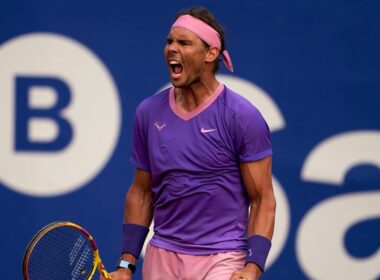 Rafael Nadal a signé son retour sur terre-battue cette semaine à Barcelone (Photo by PAU BARRENA / AFP)