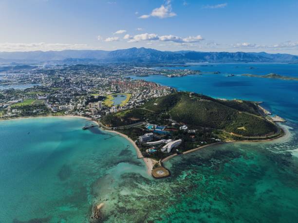 Vue aérienne de Nouméa, capitale de la Nouvelle-Calédonie. Crédits: Istock