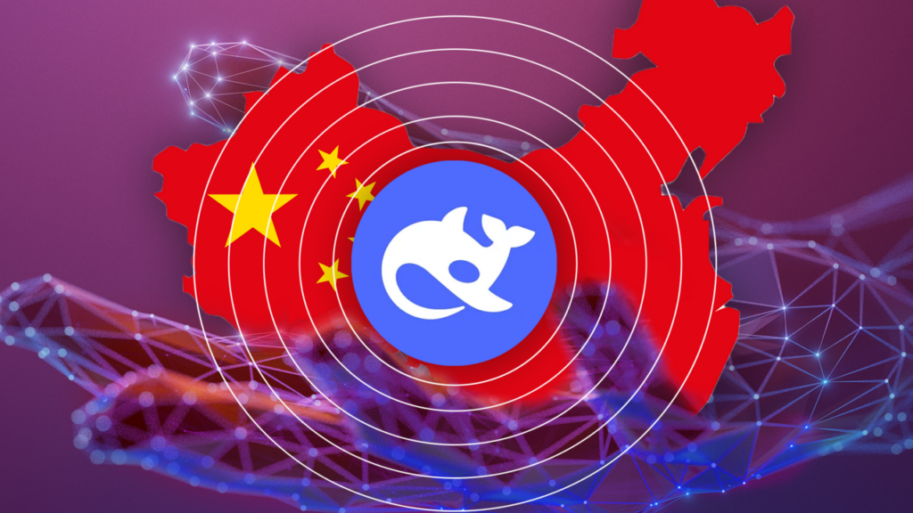 La Chine fait tout son possible pour intégrer DeepSeek, leur concurrent à ChatGPT, dans un nombre croissant de domaines de la vie économique et sociale du pays. © Studio graphique France Médias Monde