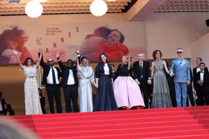 Membres du jury à la cérémonie de clôture de la 78ème édition du festival de Cannes Photo par Monica Schipper/Getty Images