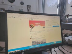 Le compte de Cerfia sur X (ex-Twitter). Crédits : Camille Fontaine