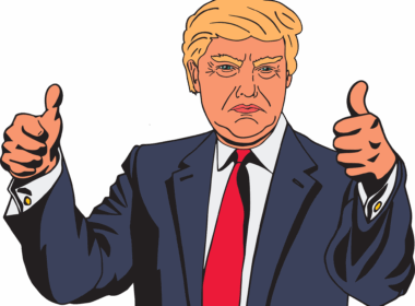 États-Unis Donald Trump Cartoon, Donald Trump, célébrités, main png